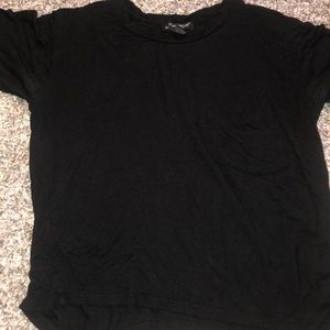 black tshirt with pocket